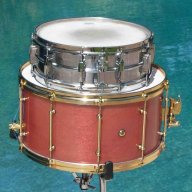 green glass drum